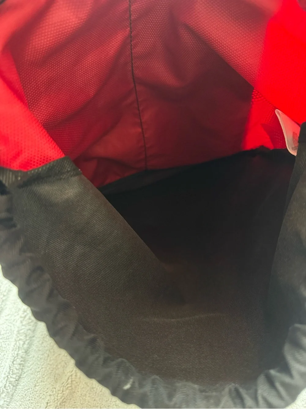 Adidas Alliance II Red Black Drawstring Backpack Sackpack‎ Gym Sports Bag